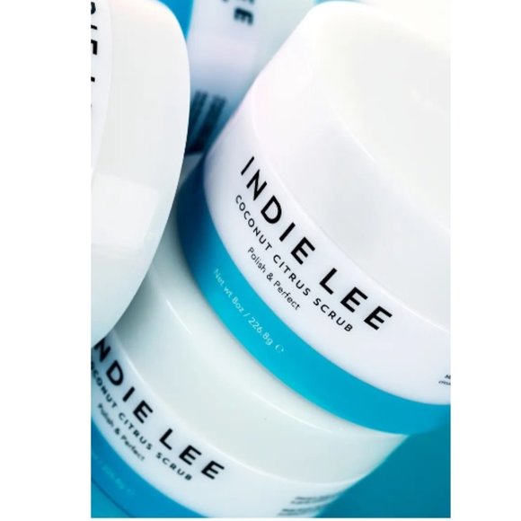 Indie Lee Coconut Citrus Scrub Sugarcane & Lemon Balm, NEW - Full Size 8 oz. - Picture 6 of 11